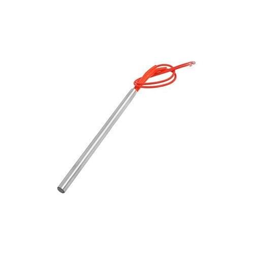 Free shipping 1pcs Red Wired 20mm x 200mm Stainless Steel Tube Cartridge Heater AC 220V 500W Electricity Generation