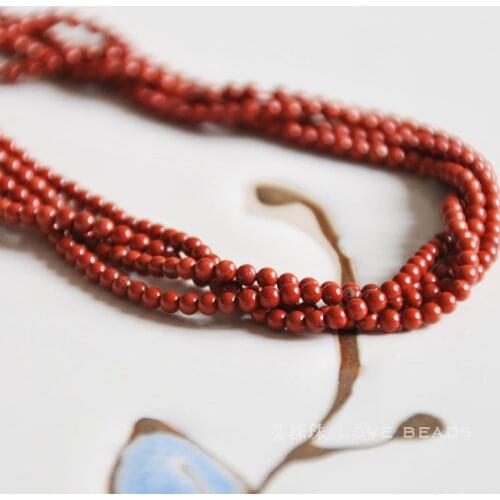 Wholesale natural red stone 2mm 3mm 15"/38cm seed beads jewelry making DIY for women