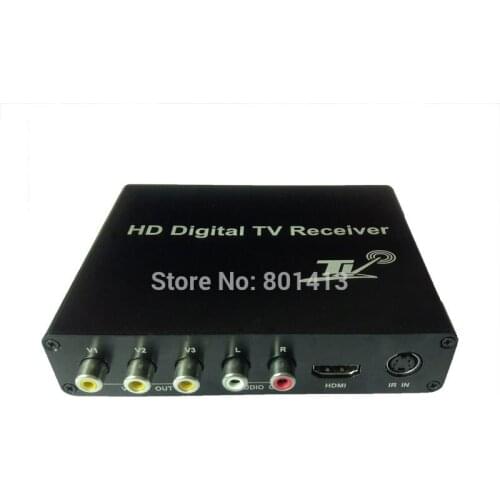 DVB-T2 Mobile Digital TV Receiver for Car Two TUNER