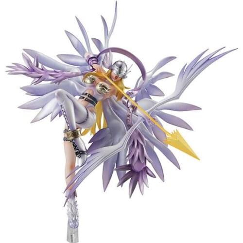 Fighting Girl Action Figure Anime Digimon monster Adventure Angewomon Action Figure Model Toys Doll 24cm