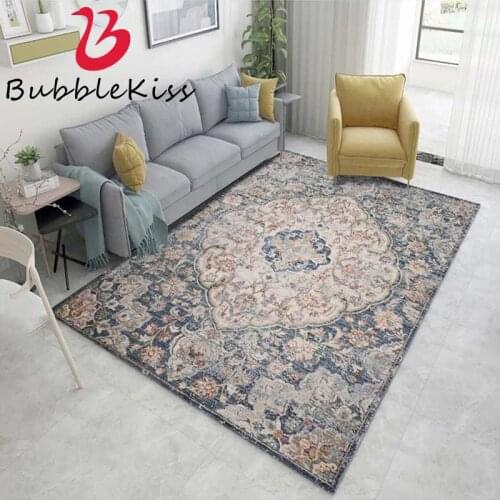Classical European Style Carpets For Living Room Bedroom Rugs Delicate Polyester Carpet Home Floor Door Mat Simple Area Rugs Mat