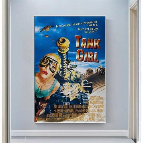 CP1368 Tank Girl (3) Classic Hot Movie Print Silk Fabric Poster Indoor Wall Art Decor Gift