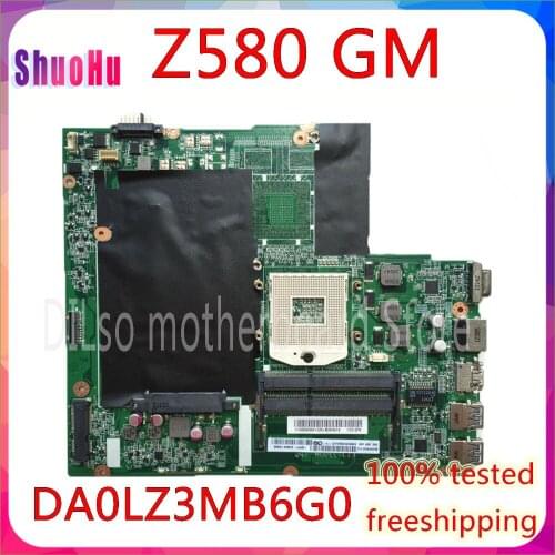 KEFU Z580 Mainboard For Lenovo Z580 GM HM76 USB3.0 DALZ3AMB8E0 Laptop Motherboard DDR3 ASUS Intel Integrated 90 Days