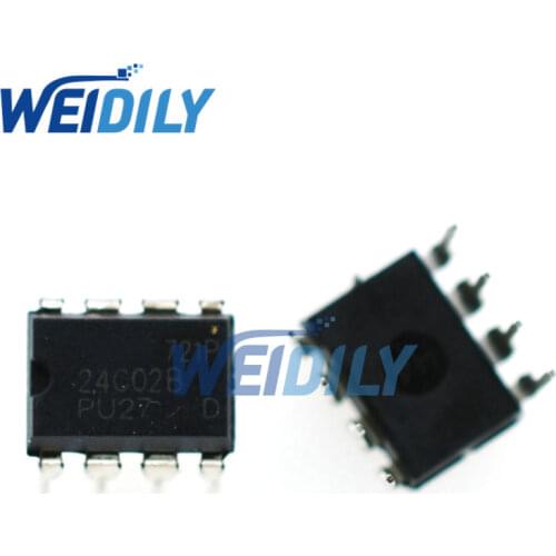 20PCS/Lot 24C02 AT24C02 24C02B at24c02b 24C02AN DIP-8 Memory Chip Original New