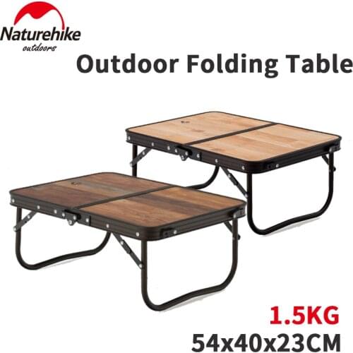 Naturehike Folding Mini Table 1.5kg Ultralight Portable Aluminum Alloy Camping Table Board Travel BBQ Furniture Accessories Desk