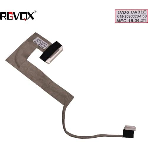 Original Laptop LCD Cable for MSI U100 U90 PN:K19-3030019-H58 K19-3030028H58009 K19-3030028-H58 Replacement Repair Notebook