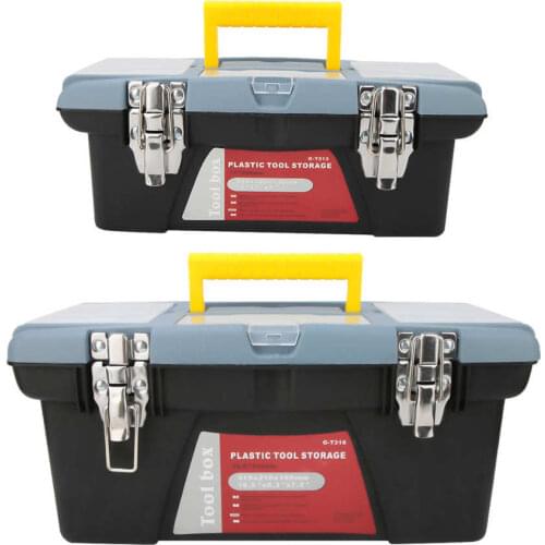 Portable Toolbox Hardware Storage Case Repair Tool Container+Carrying Handle