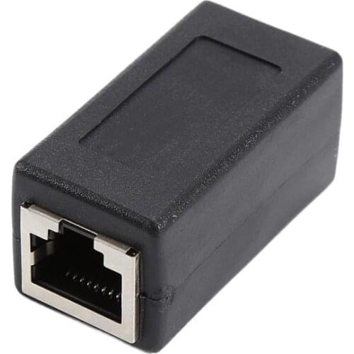 RJ45 Connector Cat7/6/5e Ethernet Adapter Network Extender Extension Cable For Ethernet Cable Female To Female