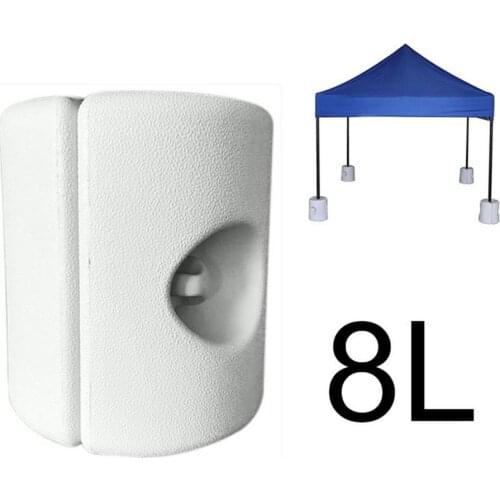 Outdoor Garden Umbrella Base Patio Beach Parasol Waterproof Heavy Duty Weight Filling Water Tent Stand Leg for Parasol Gazebos