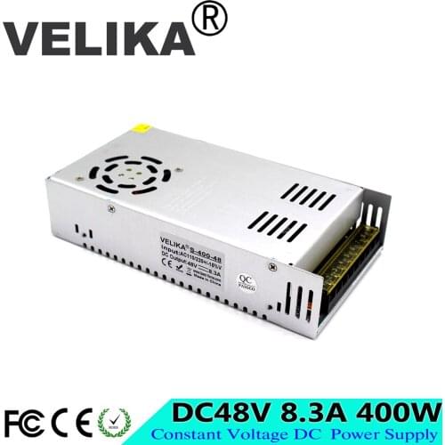 Universal DC48V 8.3A 400W Switching Switch Power Supply Transformer 110v 220v AC DC 48V for LED Strip Light Stepper AC-DC SMPS