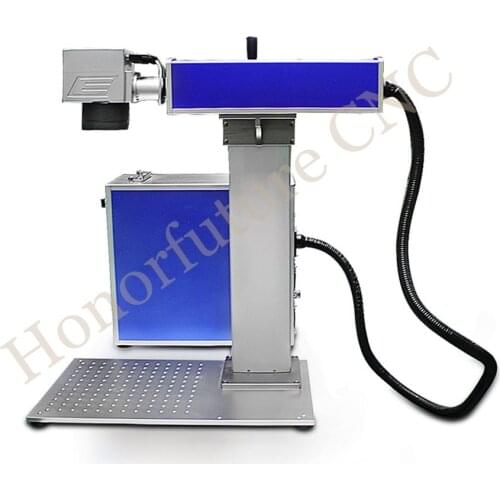 20W 30W 50W optical fiber laser marking machine on jewelry steel aluminum copper sold to USA Spain Germany