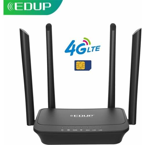 Wifi Router 300Mbps Wireless 3G/4G Wifi Dongle With SIM Slot LTE FDD Mobile Hotspot Adapter 4Pcs External Antenna Access Point