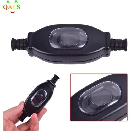 1 PCS waterproof in line switch cord switch round wire Silver contact double cut switch Dust switch 3A 250V