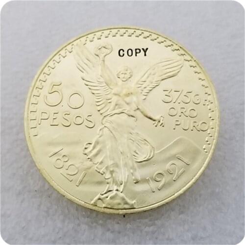 1821-1921 Mexico 50 Pesos (Centenario) 100th Anniversary of Independence from Spain COPY COIN FREE SHIPPING