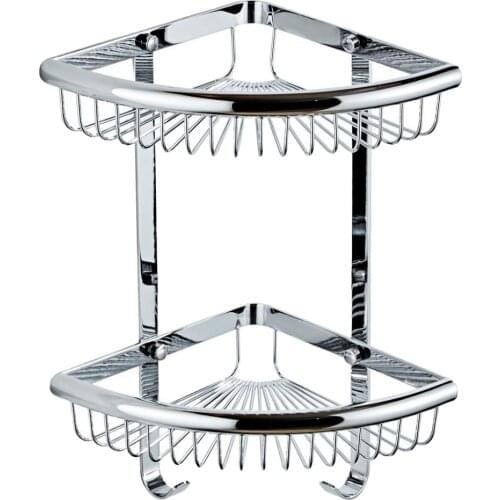 2-Tier Storage Shelf Rack Caddy for Bathroom, Shower Room Kitchen Sauna Room