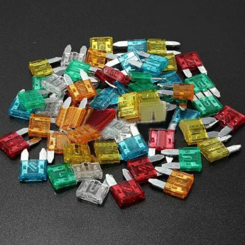 60Pcs MIXED Mini Blade Fuse AUTO Car Bike 5 10 15 20 25 30 AMP