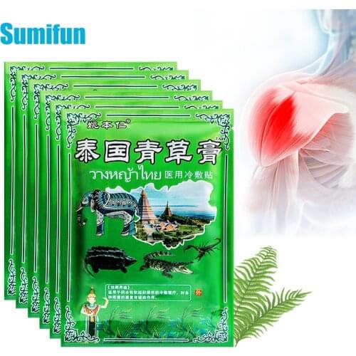 8pcs Thailand Herbal Analgesic Plaster Scorpion Venom Arthritis Joint Pain Relief Patch Lumbar Muscle Sprain Orthotics Paste