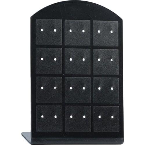 80% Hot Sales L Shape 24/48/72 Holes Ear Stud Earrings Display Rack Jewelry Holder Organizer