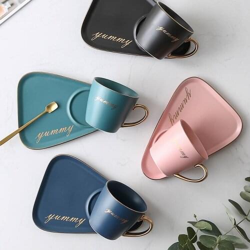 Чашки с блюдцами AIBODUO China At AliExpress