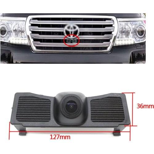 Car Special Front HD high quality Camera For Toyota Land Cruiser 2016 2017 2018 Car front camera Waterproof Night Vision CCD HD