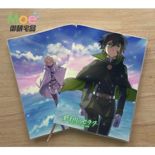 Anime Seraph of the End Figure Student Notebook Delicate Eye Protection Notepad 6614 Diary Memo Gift