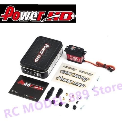 POWER HD R20 Alloy Gear Digital Coreless High Voltage Servo with 20kg High Torque for RC Remote Control Car Boat Ship