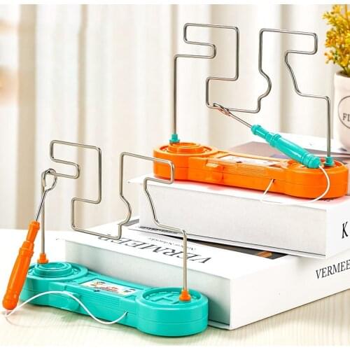 Kids Collision Electric Shock Toy Education Electric Touch Maze Game Party Funny Game Science Experiment Toys for Children Gift