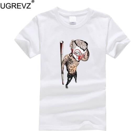 Boys t shirt for Kids Short Sleeve Cotton 2021 Summer Teenage Clothing Tops Chinese style Cartoon Children t-shirt Girls tshirt