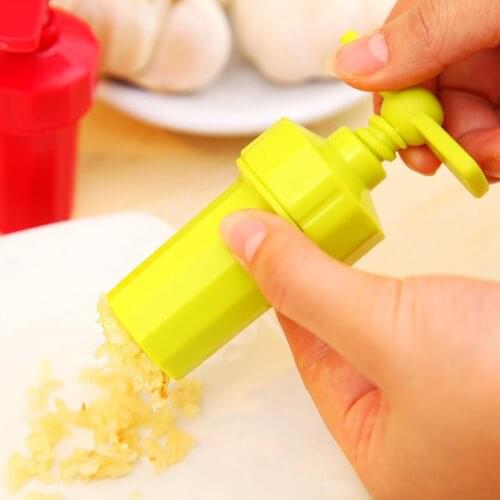 Kitchen Cooking Tools Garlic Press Squeezer Screw Press Peeler Garlic Press