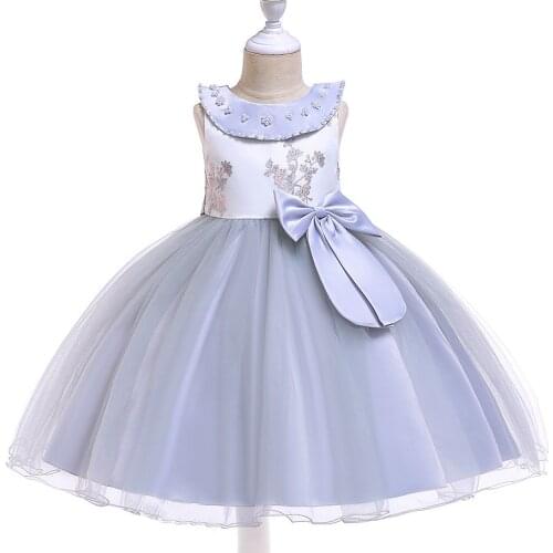 Summer Flower Girls Dress Princess Wedding Party Dresses Children Kids Prom Gown Vestidos Baby Christmas Children Clothing