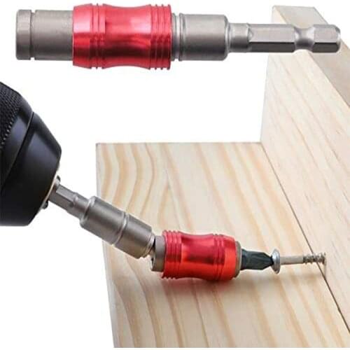 Magnetic Hex Angle Extension Rod Adjustable Direction 20 Degree Angle Screwdriver Bit Holder for 1/4'' Hex Shank Screw Bit