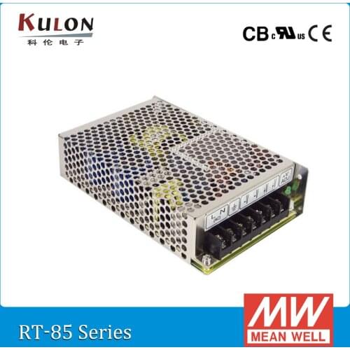 MeanWell RT-85 88W 90W Triple three dc regulated output Power Supply SMPS AC High stability Transformer 5V 12V 15V 24V 3A 6A 7A