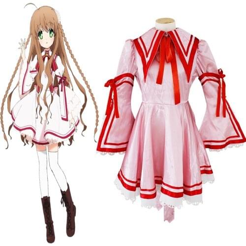 Rewrite Harvest festa! Cosplay Costume Rewrite Kanbe Kotori Cosplay Costume School Uniform Halloween Carnival Party Women Dress