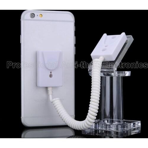 Dummy phone security display stand holder bracket with retractable cable 100pcs