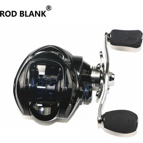 Blank Rod Baitcasting Fishing Reel 11+1 Bearings 7.0:1 Gear Ratio Magnet Braking System