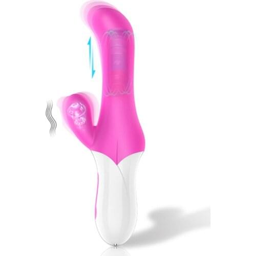 Sex Toy for Women Clitoris Stimulator Fast Orgasm Vibrators Vagina Thrusting G Spot Powerful Telescopic Clitoris Masturbator