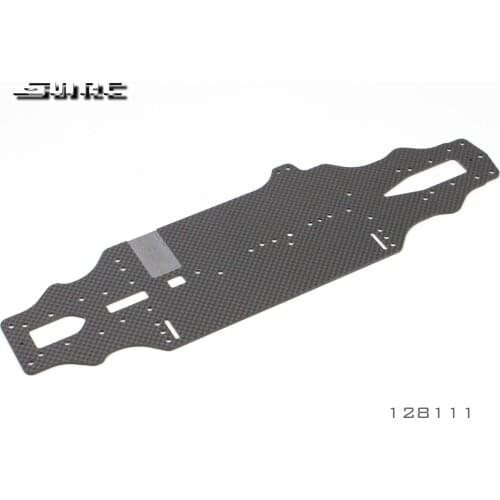SNRC 128111 1:10 RCAccessories GRAPHITE 87MM CHASSIS 2014 2.0MM(1)