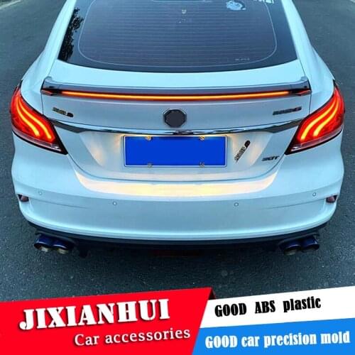 For morris garages MG6 Spoiler 2017-2018 lDK ABS Material Car Rear Wing Primer Color Rear Spoiler For MG 6 Spoiler