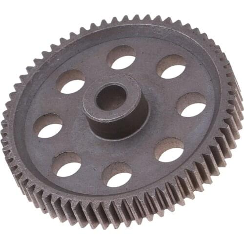 Steel Diff Main Gear 64T & Motor Pinion 21T for HSP 94111 1/10 RC Truck/Car