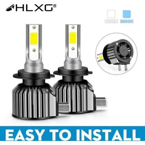 For LADA Granta Cross 2018-2019 H11 LED Lamp H7 H4 LED Car Headlights H8 9005 Wireless Fog Light Bulbs 9006 hb4 12V 2pcs HLXG