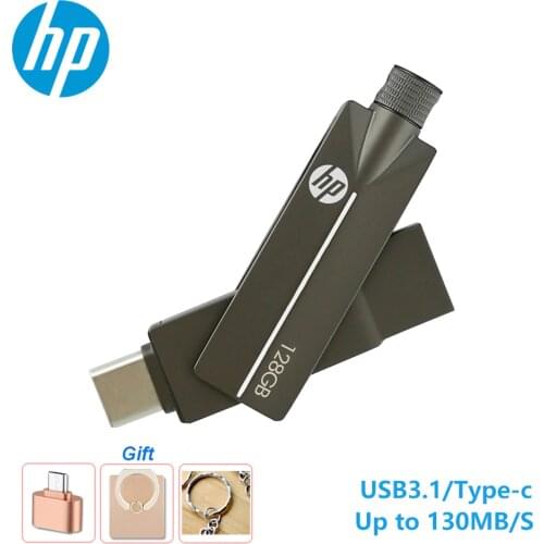 Original HP X5200M USB3.1 Type-c OTG USB Flash Drive Type C Pen Drive 128GB 64GB 32GB USB Stick Pendrive for Type-C Device