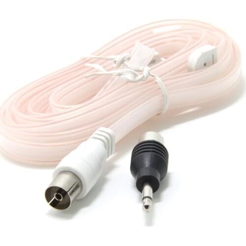 Indoor FM Dipole Radio Antenna PAL femal &3.5MM Jack Adapter For Most radio Amplifier Phonograph Improve FM/ Stereo reception