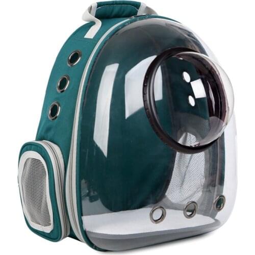 Astronaut Window Bubble Carrying Travel Bag Breathable Space Capsule Supplies Transparent Pet Carrier Bag Dog Cat Backpack