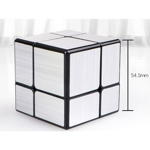 QiYi Mirror 2x2 Magic Cubes Strange-shape 2x2 Mini Puzzle Smooth Speed Professional Toys For Adults Educational Games For Kids