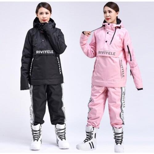 Women Ski Jacket Windproof Waterproof Skiing and Snowboard Set Winter Jackets Female Outdoor Sports Warm Snow Coat Ski Suit