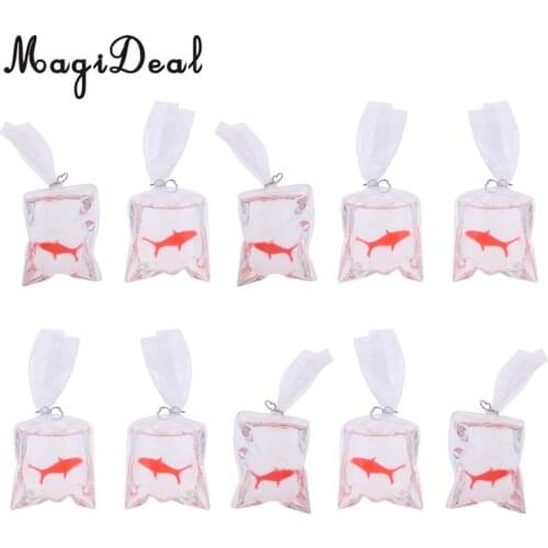 1/12 Dollhouse Miniature Mini Transparent Bag Goldfish Life Scenes Living Room Bedroom Plant Room Garden Decoration