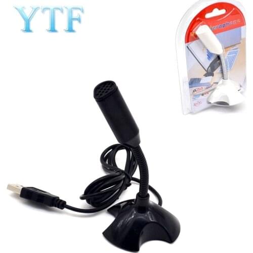 1pcs USB Microphone for Raspberry Pi 2 3 Model B Mic Portable With Holder Free Drivers Black