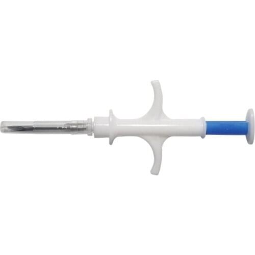 Free shipping 10PCS 2.12x12mm EM4305 FDX-B standard Animal lifetime tracking microchip transponder for vet with syring