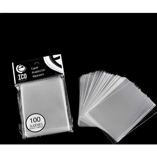 100Pcs Transparent Collection Card Film Card Set Game Sleeves Protector Games Outdoor Kingdoms not Card Wanzhi Kill W7A8
