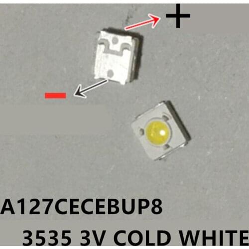 1000pcs LUMENS LED Backlight 1W 3V 3535 3537 Cool white LCD Backlight for TV TV Application A127CECEBUP8 Style-3